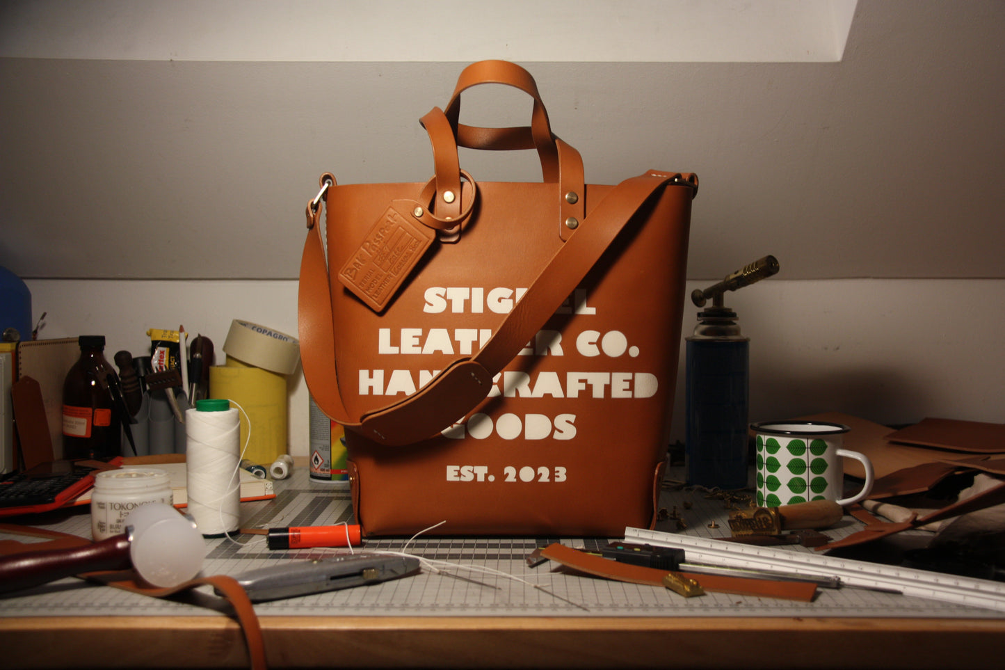 Retro Big Text Tote